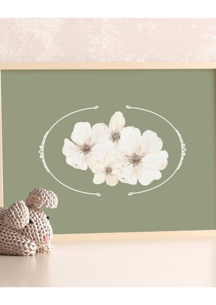 Vintage Papatyalar Yatay Dijital Baskı Poster (Çerçevesiz) fırsatları