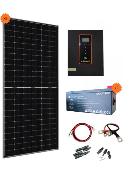1.6kw Solinved Lityum Solar Paket