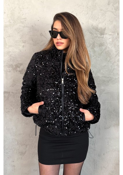 Kadın Pullu Mont 99544