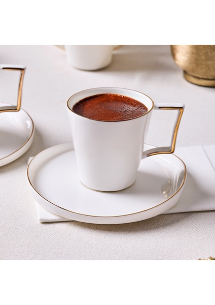 Claire Gold 12 Parça 6 Kişilik Kahve Fincan Takımı 90 ml fiyatları