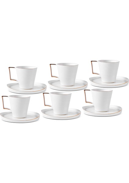 Claire Gold 12 Parça 6 Kişilik Kahve Fincan Takımı 90 ml modelleri