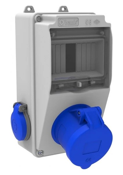 3/32A Kombinasyon Kutusu - 7.4kw Elektrikli Araç Şarj Uyumlu