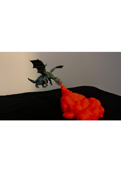 Ateş Püskürten Ejderha Figür-Lambader indirimleri