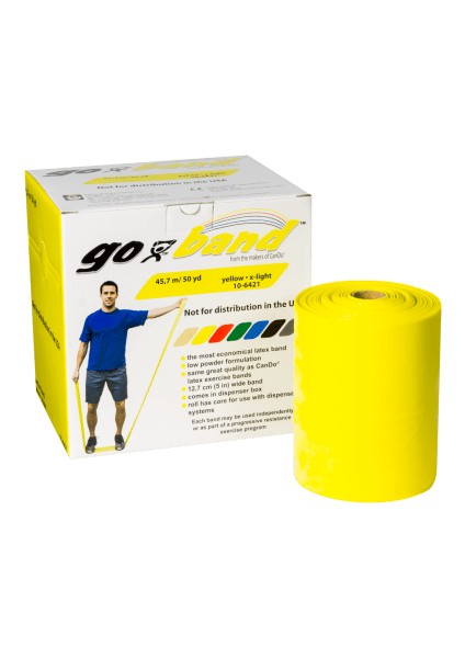 Go-Band Direnç Egzersiz Bandı Sarı (X Lıght) 45.7 mt -10-6421 fiyatları