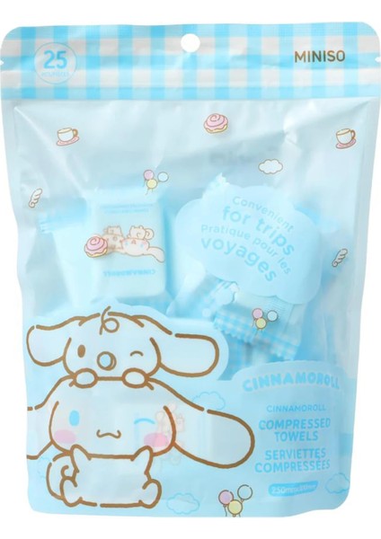 Sanrio Lisanslı Cinnamoroll Sıkıştırılmış Havlu (25 Adet) fiyatları