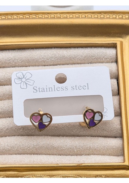 Çelik Çocuk Küpesi