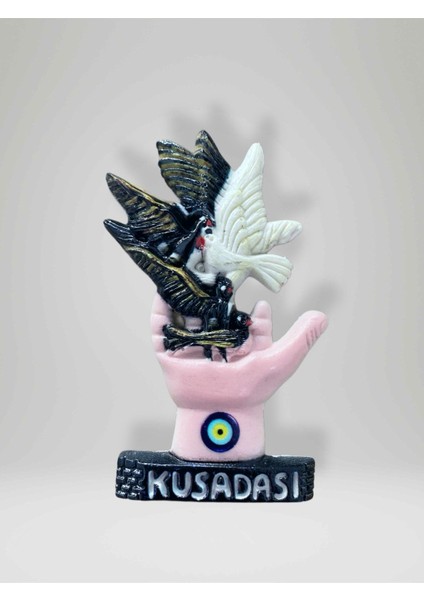 Kuşadası Temalı (KOD:952) Kabartmalı Polyester Magnet 5,5cm x 10CM