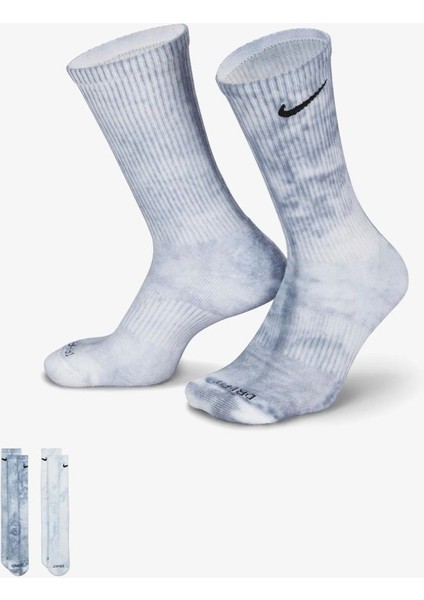 Everyday Plus Cush Crew Unisex Renkli 2'li Çorap