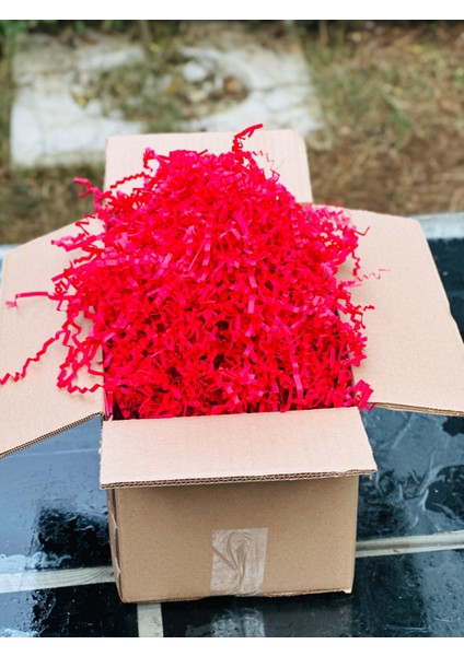 Nar Çiçeği Kırpık Kağıt 500 gr | Z Zigzag Kutu Dolgu ve Süsleme Kağıdı | Hediye Kutusu Için indirimleri