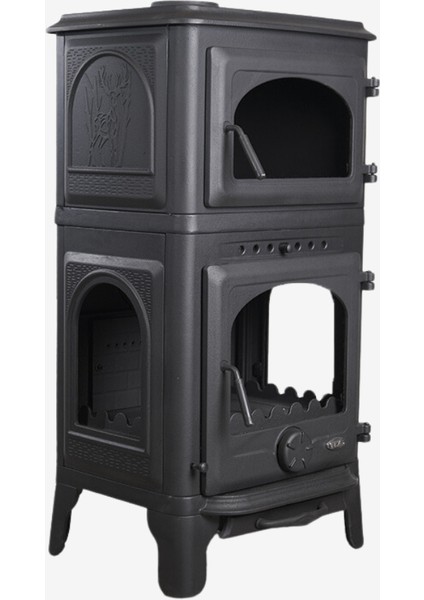 Inci Fırınlıyan Cam Yan Kapalı Döküm Soba modelleri