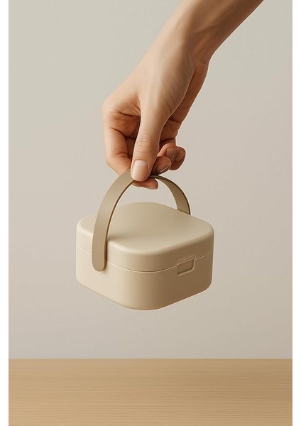 Taşınabilir Mini Takı ve Makyaj Kutusu – Aynalı, Çok Bölmeli, Kompakt Organizer modelleri