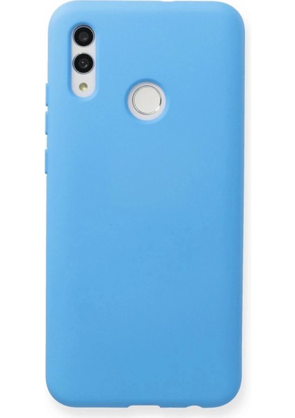 Huawei P Smart 2019 Kılıf Nano Içi Kadife Silikon - Mavi (K95)