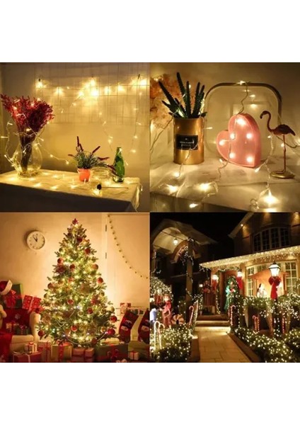 3 Metre 20 LED Pilli 2 Kademeli Peri LED indirimleri