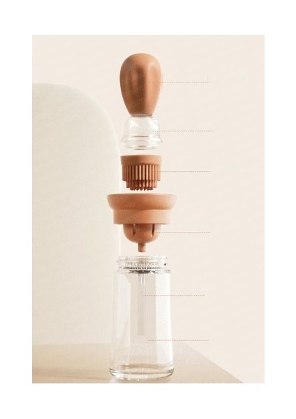 Silikon Hazneli Fırçalı Yağdanlık fiyatları