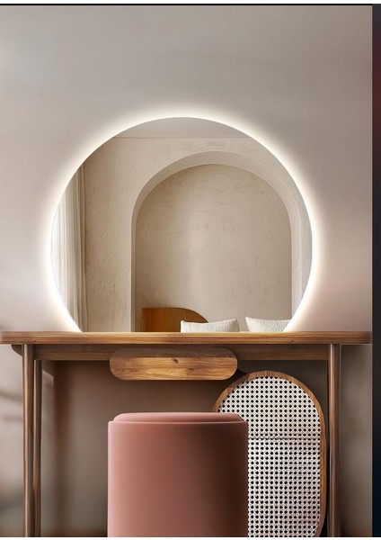 Premium LED Işıklı Şık ve Zarif Ayna Modern Tasarım Duvar Aynası Banyo Aynası