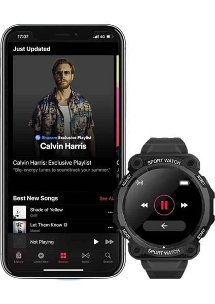 Yeni Nesil Akıllı Saat Bluetooth Bağlantılı Android ve Ios Uyumlu - EMY6467-1928 indirimleri