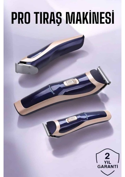 Profesyonel Şarjlı Saç ve Sakal Traş Makinesi Kolay Kullanım - EMY9130-3776