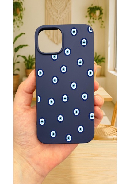iPhone 13/14 - Nazar Boncuk Desenli Silikon Darbe Emici Klasik Korumalı Rubber KILIF277 fiyatları