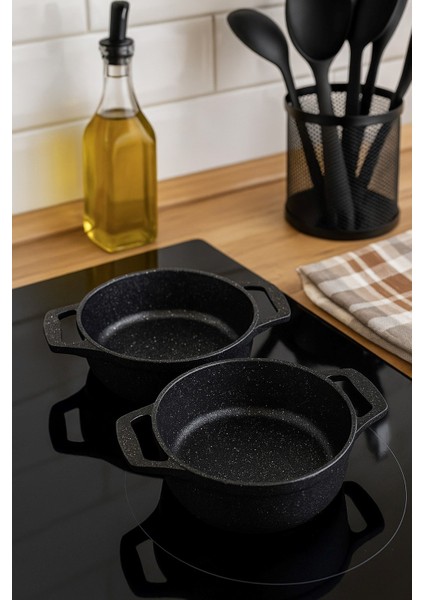 2’li Granit Sahan Seti – 18 cm & 20 cm