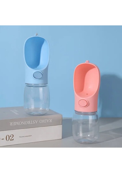 Taşınabilir Butonlu 350 ml Evcil Hayvan Suluğu (5067)