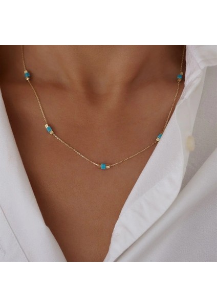 Küplü Firuze Altın Kolye fiyatları