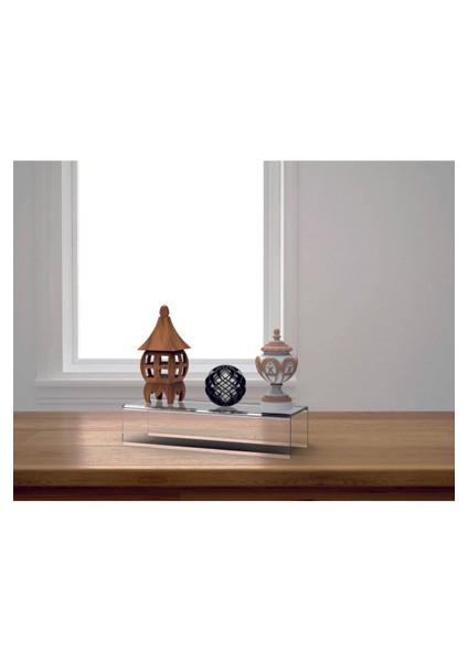 Pleksi Şeffaf Merdiven Sergileme Standı Tek Kademeli Stand 30 cm indirimleri