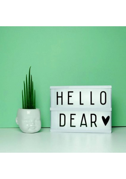 Sinematik Lightbox Dekorasyon Aydınlatma Aksesuarları (A5 Boyut) (K95)