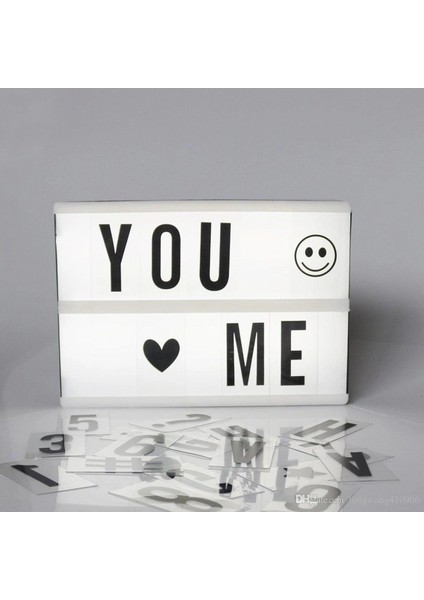 Sinematik Lightbox Dekorasyon Aydınlatma Aksesuarları (A5 Boyut) (K95) fırsatları