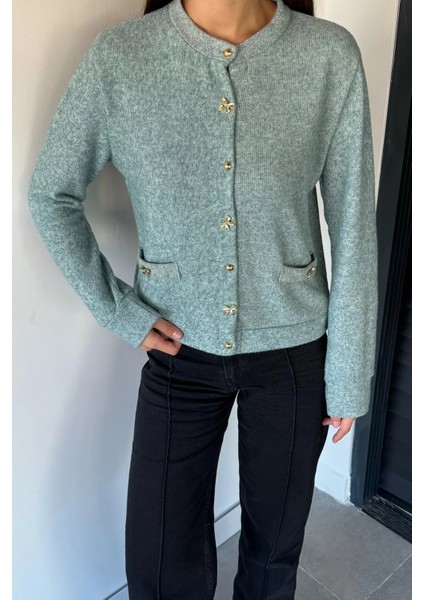 Kadın Fiyonk Düğmeli Triko Hırka P-00018493 modelleri