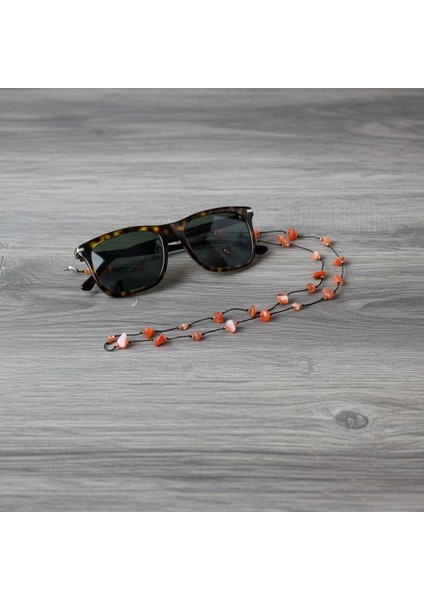 Akik Taşlı Gözlük Askısı – Doğal Taş Gözlük Ipi fiyatları