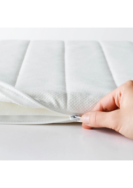 Talgje Çift Kişilik Yatak Pedi Beyaz 140 x 200 cm fırsatları