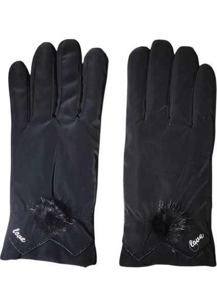 Paraşüt Kumaş Dokunmatik Içi Peluş Kadın Eldiven fiyatları