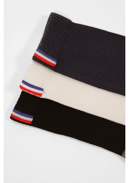 3 Lü Paket Shaftless Golf Soket Çorap Siyah/beyaz/lacivert fiyatları