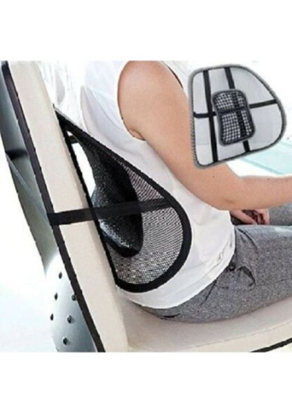 Trend Sırt Dayama Filesi Bel Desteği Minderi Ofis Koltuk Masaj Yastığı File