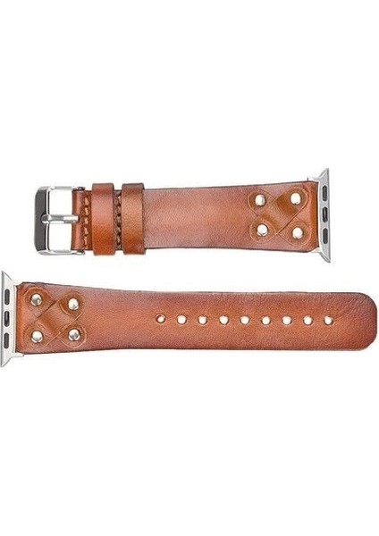 Apple Watch Uyumlu Deri Kordon Cross 42-44-45MM St RST2E fırsatları