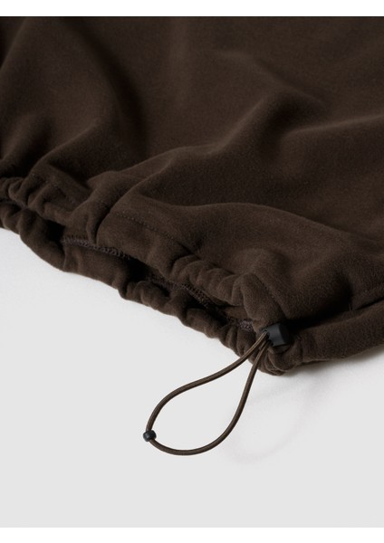 Erkek Kahverengi Vintagesoft Oversized Gap Logo Yarım Fermuarlı Sweatshirt fiyatları