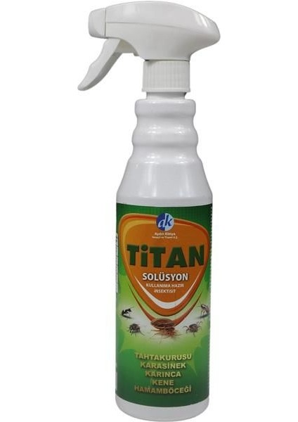 bulurum titan solüsyon hamamböceği, karasinek, akrep, sivrisinek 450 ml