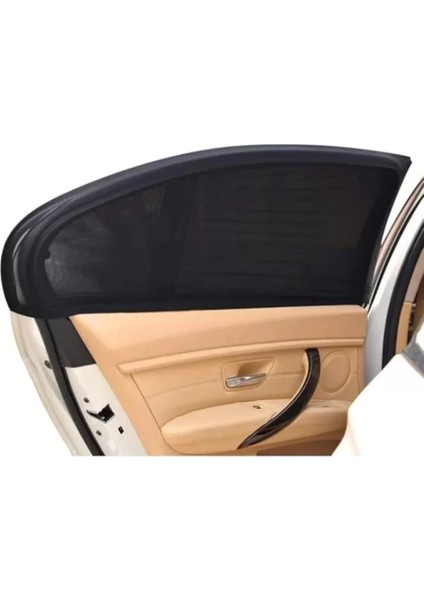 Vantuzlu Oto Güneşlik Perde Araba Yan Cam Perdesi Güneş Önleyici Araç Içi 44 x 38 cm Vantuzlu 2 Adet