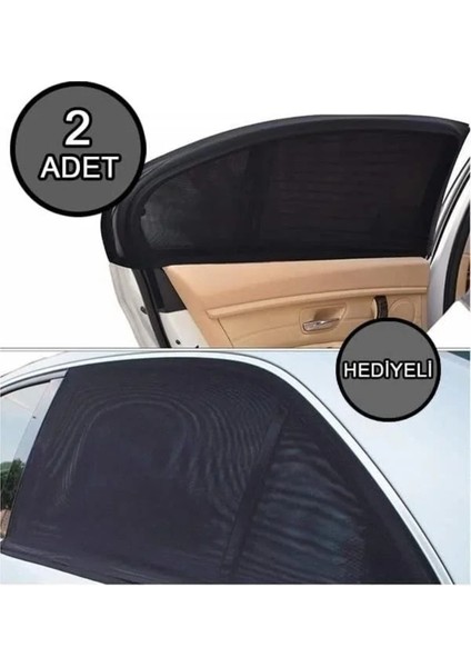 Vantuzlu Oto Güneşlik Perde Araba Yan Cam Perdesi Güneş Önleyici Araç Içi 44 x 38 cm Vantuzlu 2 Adet fiyatları