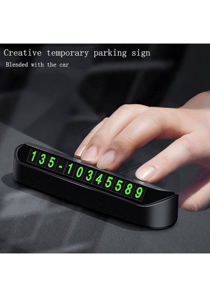 Tüm Araçlara Uyumlu Araç Park Telefon Numaratörü Açılır Kapanabilir Fosforlu Parkmatik Cn fiyatları