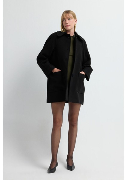 Nakış Detaylı Kaban Siyah 13645557000 fiyatları