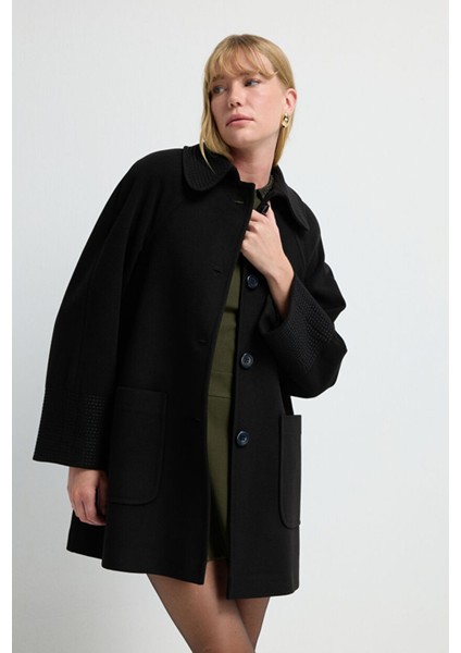 Nakış Detaylı Kaban Siyah 13645557000 modelleri