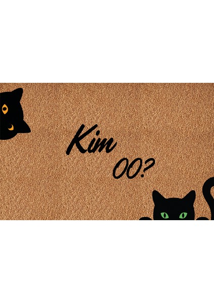 Dekoratif , Eğlenceli Dijital Baskı Kapı Önü Paspası - Paspas