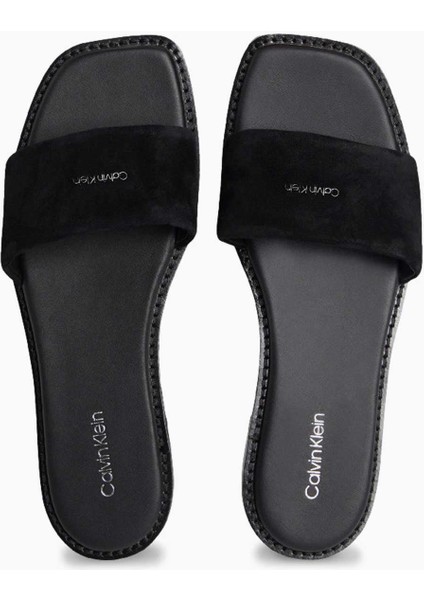 Düz Tabanlı Tek Süet Bantlı Kadın Sandalet fırsatları