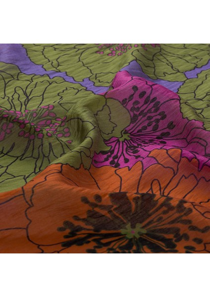 Ipekevi Desenli Tensel Eşarp Çam Kokusu Mor fiyatları