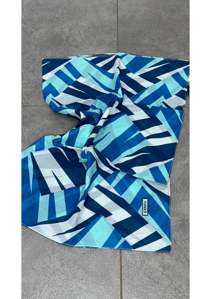 Ipekevi Dörtyol Pamuk Şal Turkuaz