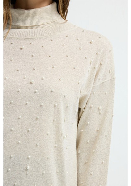 Incili Simli Triko Kazak Kemik 13944510001 fiyatları