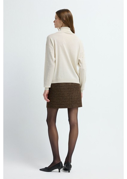 Incili Simli Triko Kazak Kemik 13944510001 indirimleri