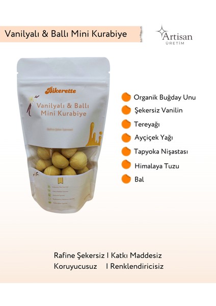 Vanilyalı & Ballı Mini Kurabiye 150GR fiyatları