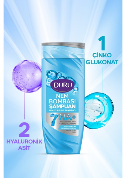 Nem Bombası Kepekli Saçlar Için Kepeğe Karşı Etkili Şampuan 3X400 ml fiyatları